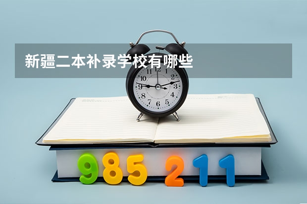 新疆二本补录学校有哪些