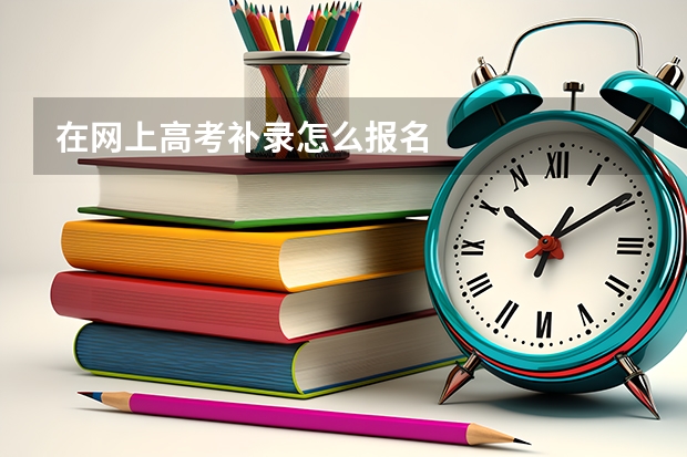 在网上高考补录怎么报名