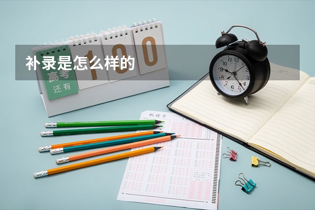 补录是怎么样的