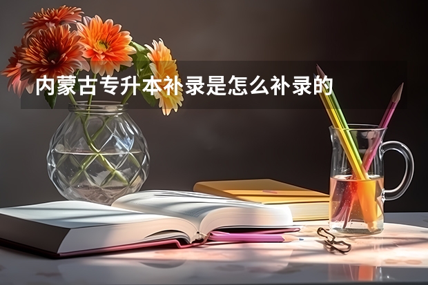 内蒙古专升本补录是怎么补录的