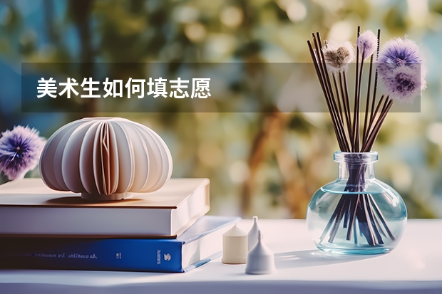 美术生如何填志愿