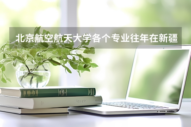 北京航空航天大学各个专业往年在新疆招生多少人