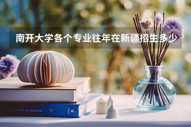 南开大学各个专业往年在新疆招生多少人