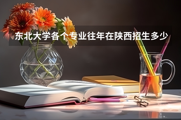 东北大学各个专业往年在陕西招生多少人