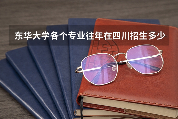 东华大学各个专业往年在四川招生多少人