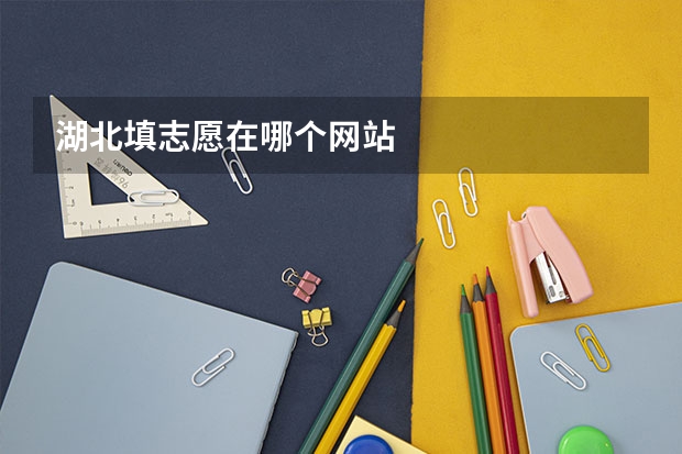 湖北填志愿在哪个网站