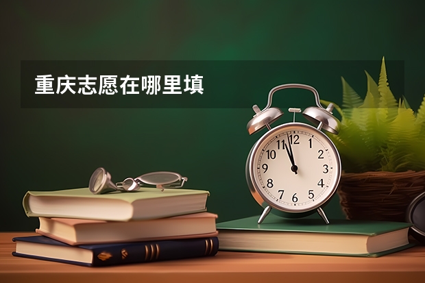 重庆志愿在哪里填