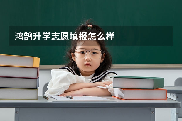 鸿鹄升学志愿填报怎么样