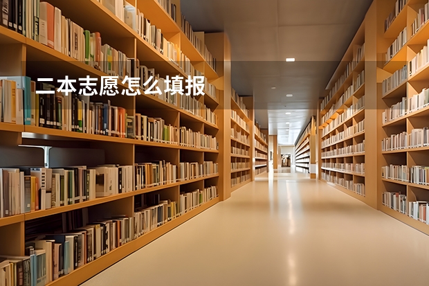 二本志愿怎么填报