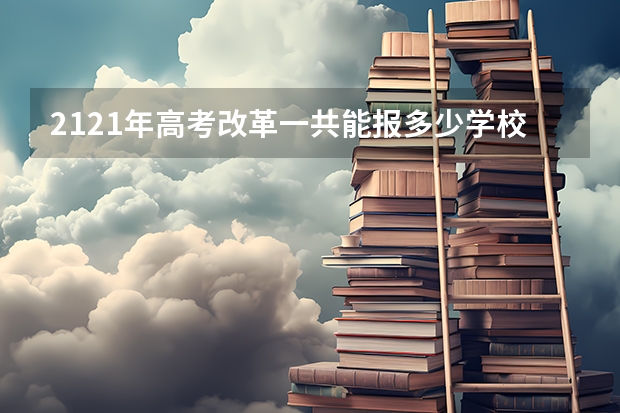 2121年高考改革一共能报多少学校？