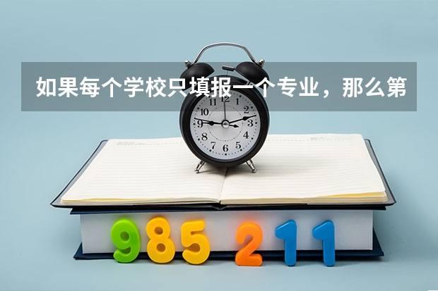 如果每个学校只填报一个专业，那么第一志愿没有被录取，是填服从调剂还是不服从呢。