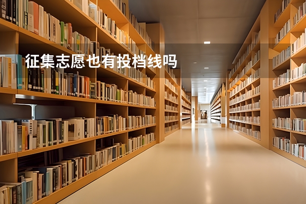 征集志愿也有投档线吗