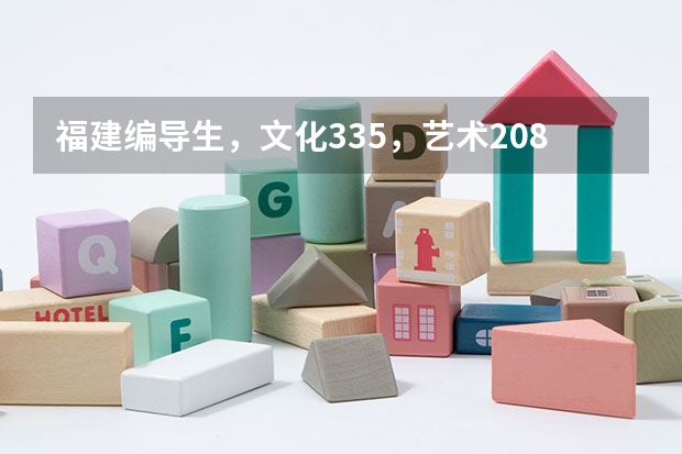福建编导生,文化335,艺术208,可以上什么学校!!急!!