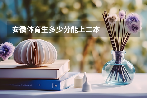 安徽体育生多少分能上二本