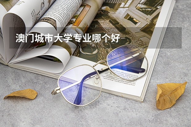 澳门城市大学专业哪个好