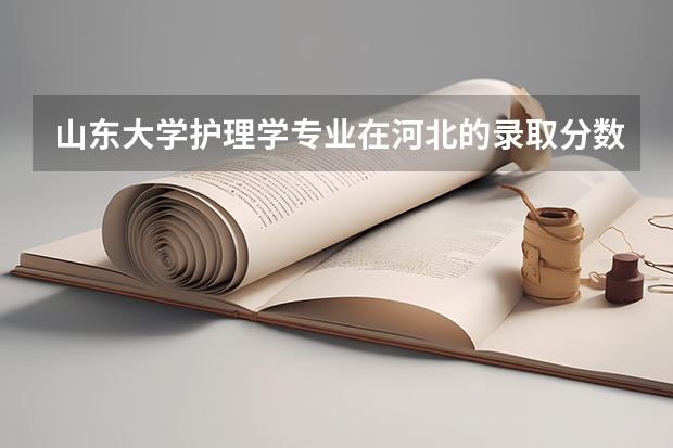 山东大学护理学专业在河北的录取分数线是多少？