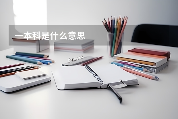 一本科是什么意思