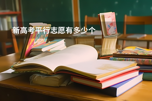 新高考平行志愿有多少个